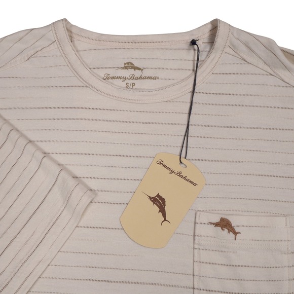 Tommy Bahama Other - NEW Tommy Bahama Striped T-Shirt with Pocket - Casual Everyday Top - Size S